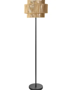 Lampa podłogowa WOKIRO Papierowy sznurek Naturalny