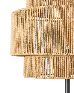 Lampa podłogowa WOKIRO Papierowy sznurek Naturalny