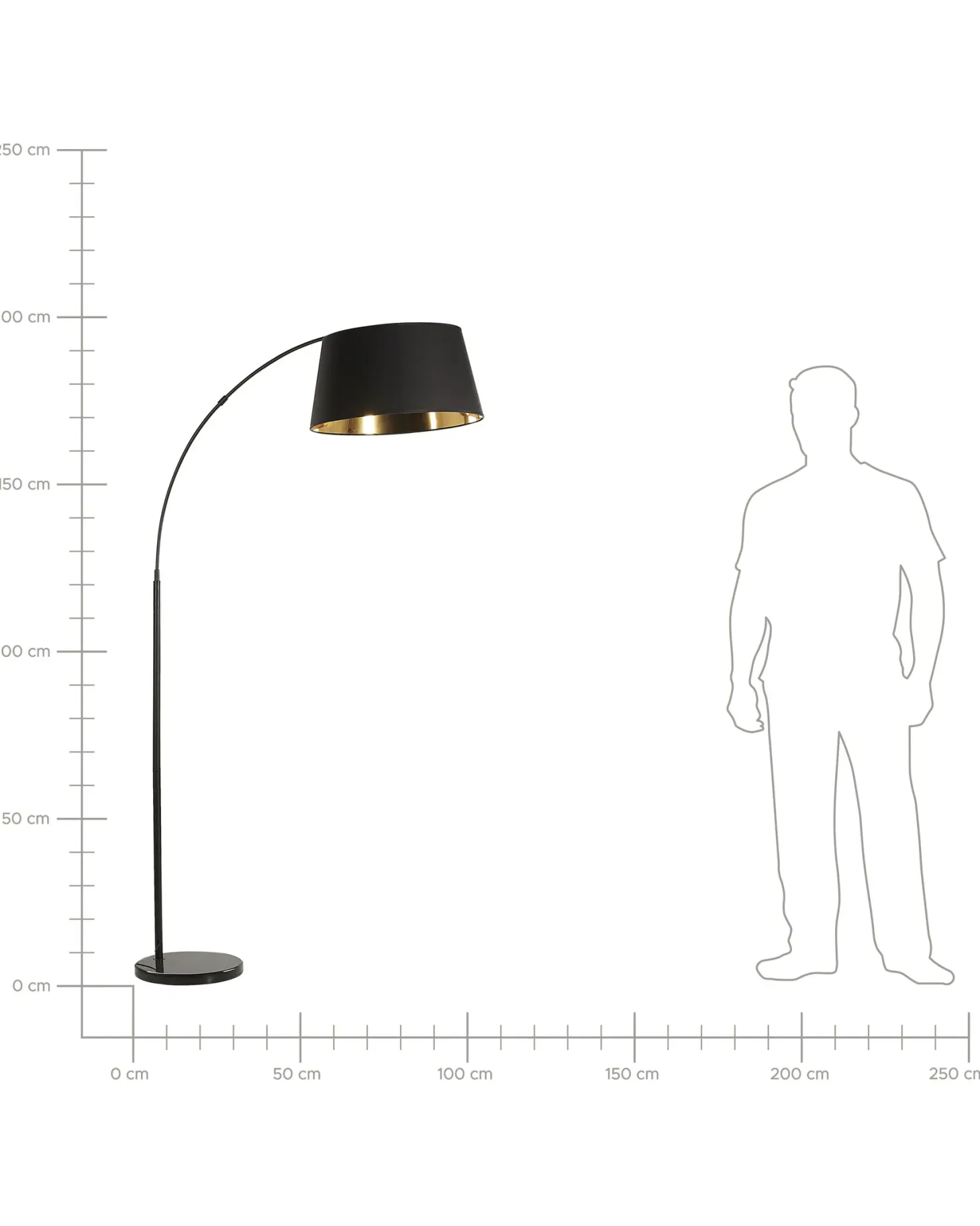 Lampa podłogowa YABUS Metal Czarny