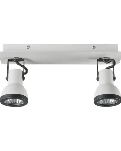 Lampa spot 2-punktowa BARO Regulowana Metal Biały