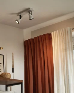Lampa spot 2-punktowa BARO Regulowana Metal Biały