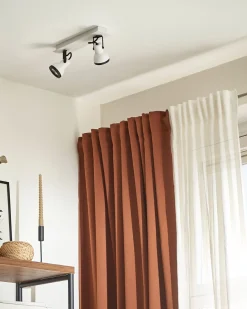 Lampa spot 2-punktowa BARO Regulowana Metal Biały
