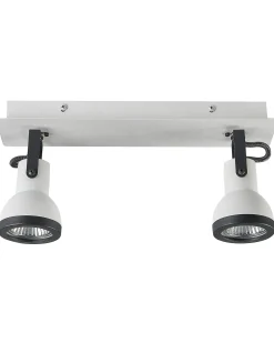 Lampa spot 2-punktowa BARO Regulowana Metal Biały