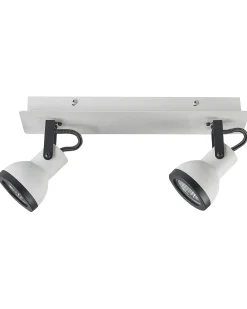 Lampa spot 2-punktowa BARO Regulowana Metal Biały