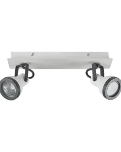 Lampa spot 2-punktowa BARO Regulowana Metal Biały