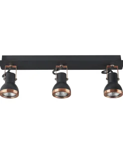 Lampa spot 3-punktowa BARO Regulowana Metal Czarny