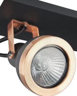 Lampa spot 3-punktowa BARO Regulowana Metal Czarny