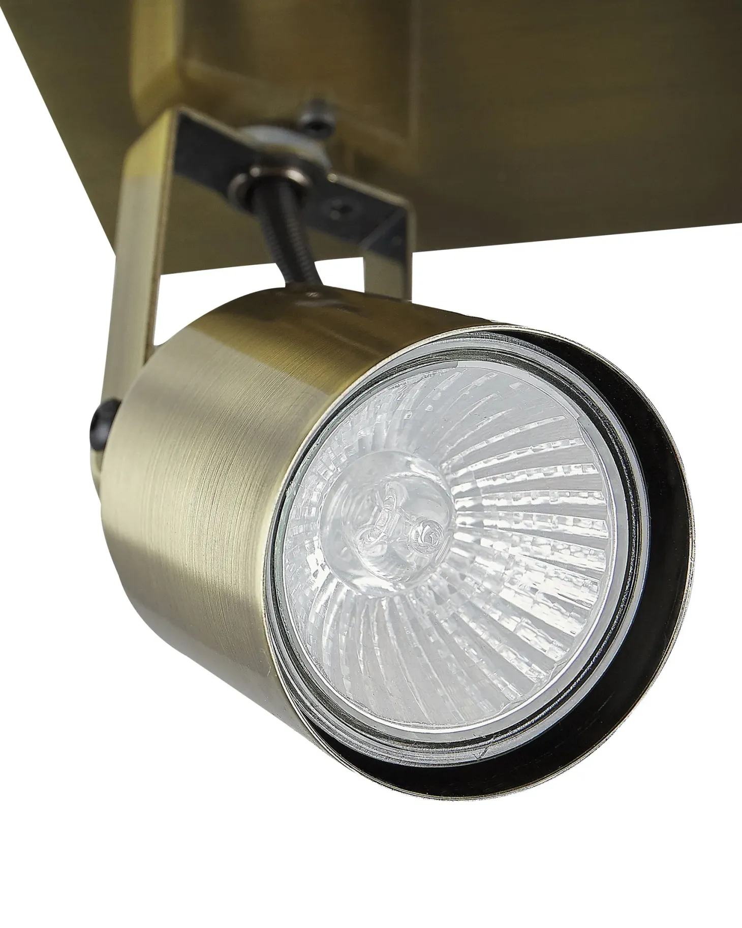 Lampa spot 4-punktowa BONTE Regulowana Metal Mosiężny