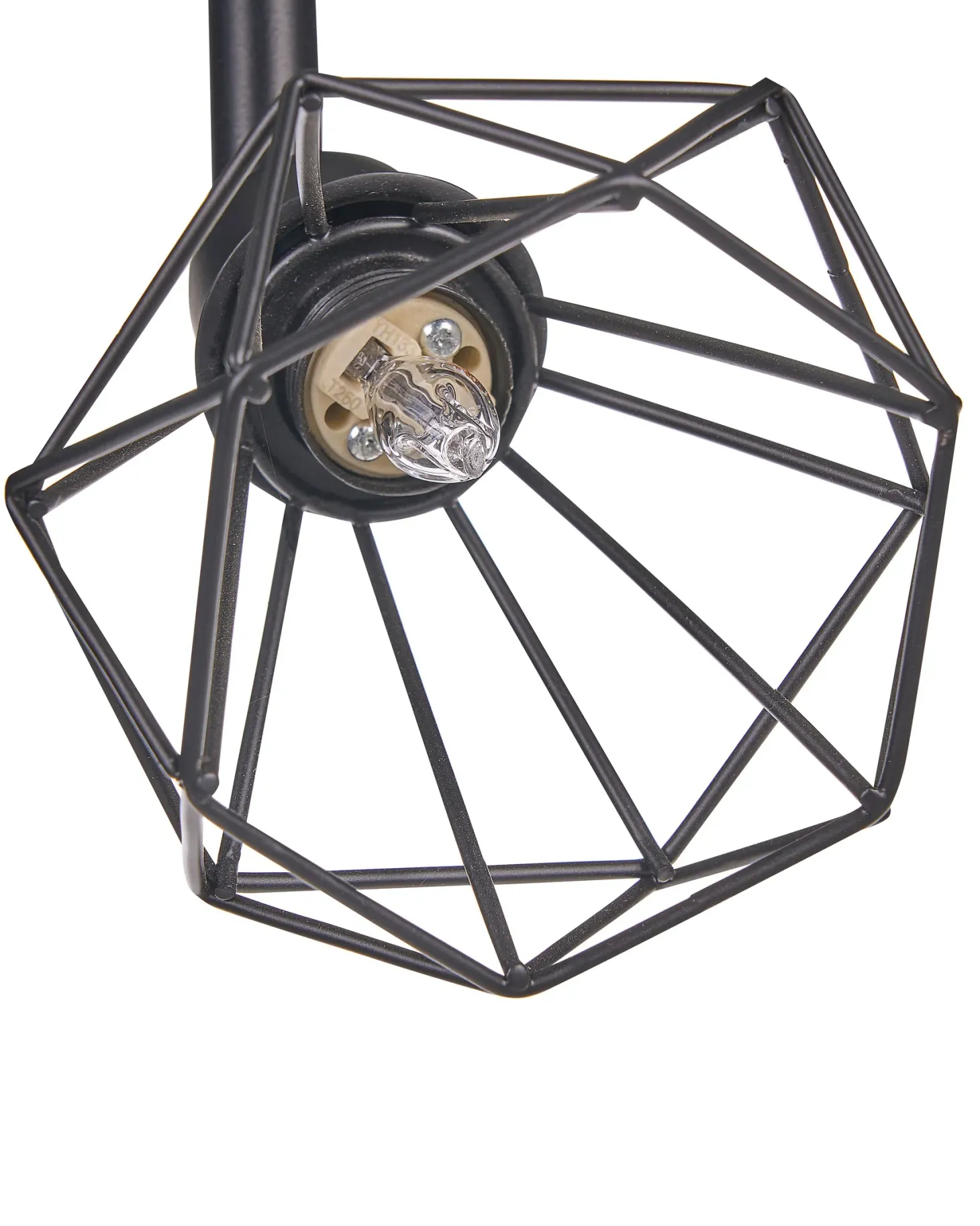 Lampa spot 4-punktowa ERMA Czarny Metal Regulowana