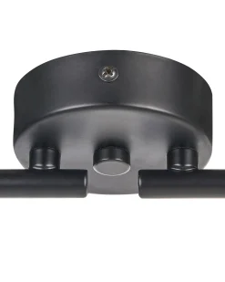 Lampa spot 4-punktowa ERMA Czarny Metal Regulowana