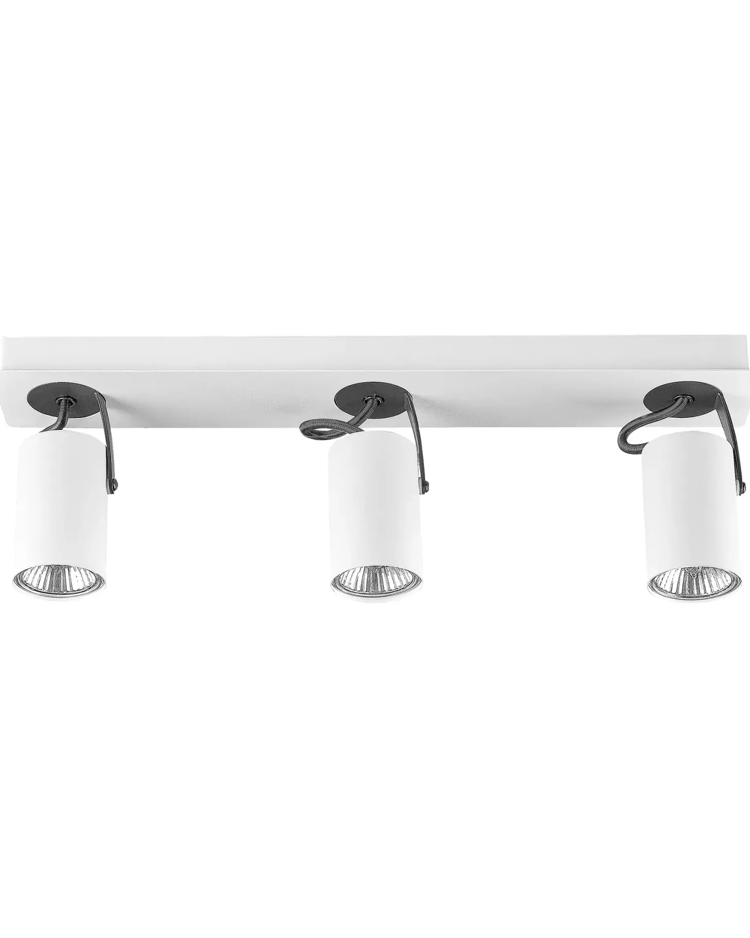 Lampa spot 3-punktowa KLIP Biały Metal Regulowana