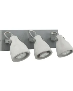 Lampa spot 3-punktowa MISTAGO Szary Beton Regulowana