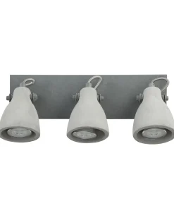 Lampa spot 3-punktowa MISTAGO Szary Beton Regulowana