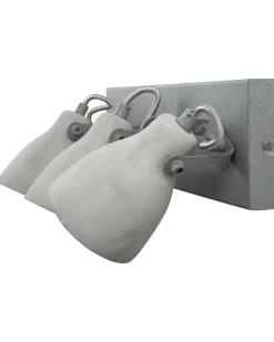 Lampa spot 3-punktowa MISTAGO Szary Beton Regulowana