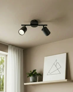 Lampa spot 2-punktowa NYANDO Metal Czarny