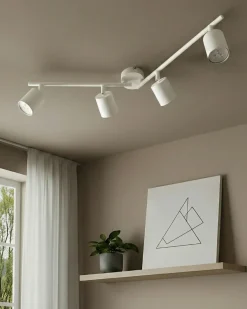Lampa spot 4-punktowa NYANDO Metal Biały