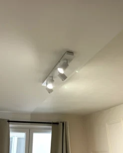 Lampa spot 4-punktowa TIGRIS Biały Metal Regulowana
