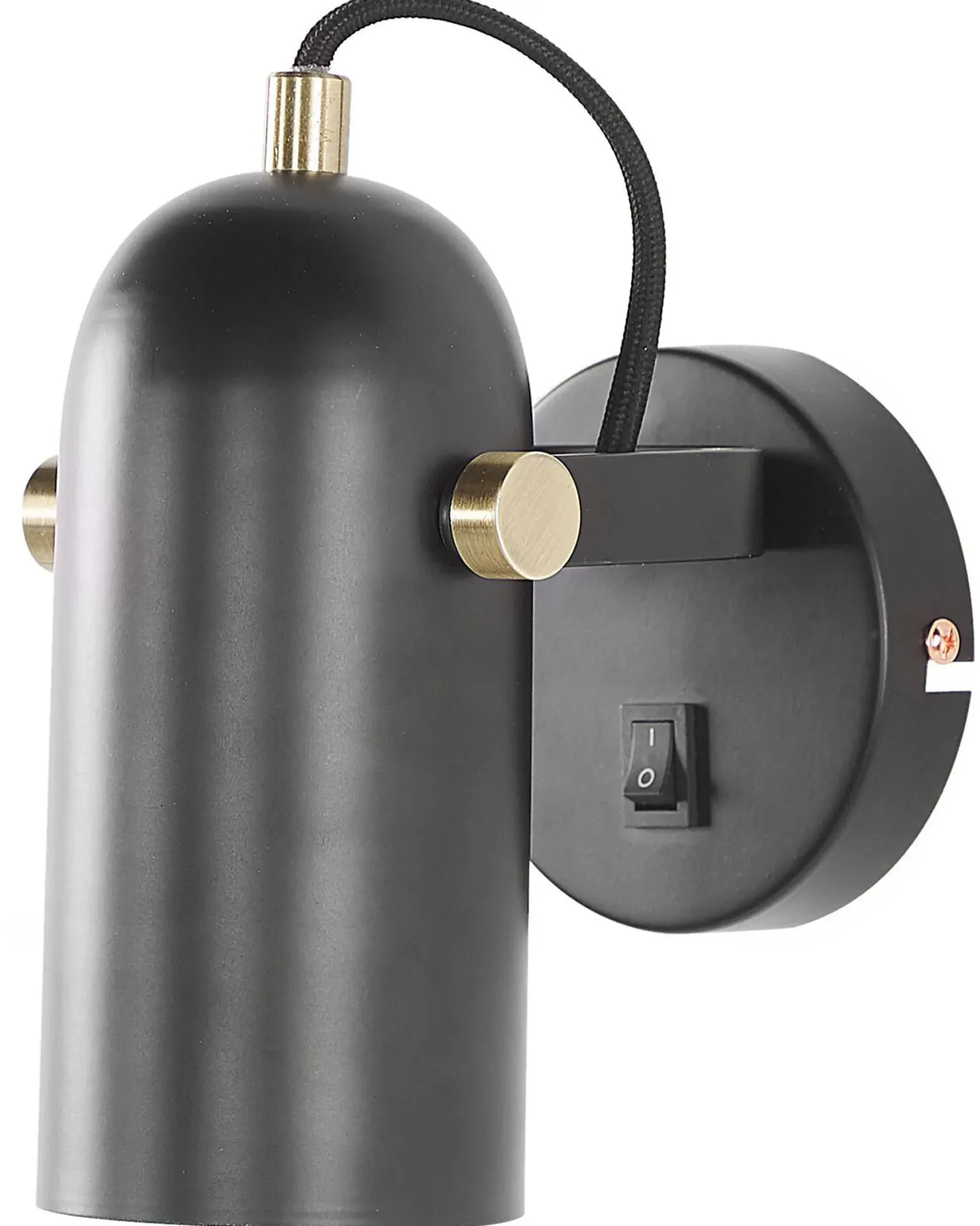 Lampa spot TYRIA Czarny Metal Regulowana