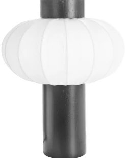 Lampa stołowa ABENS Drewno Czarny