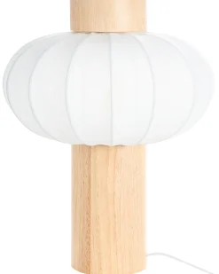 Lampa stołowa ABENS Drewno Jasnobrązowy