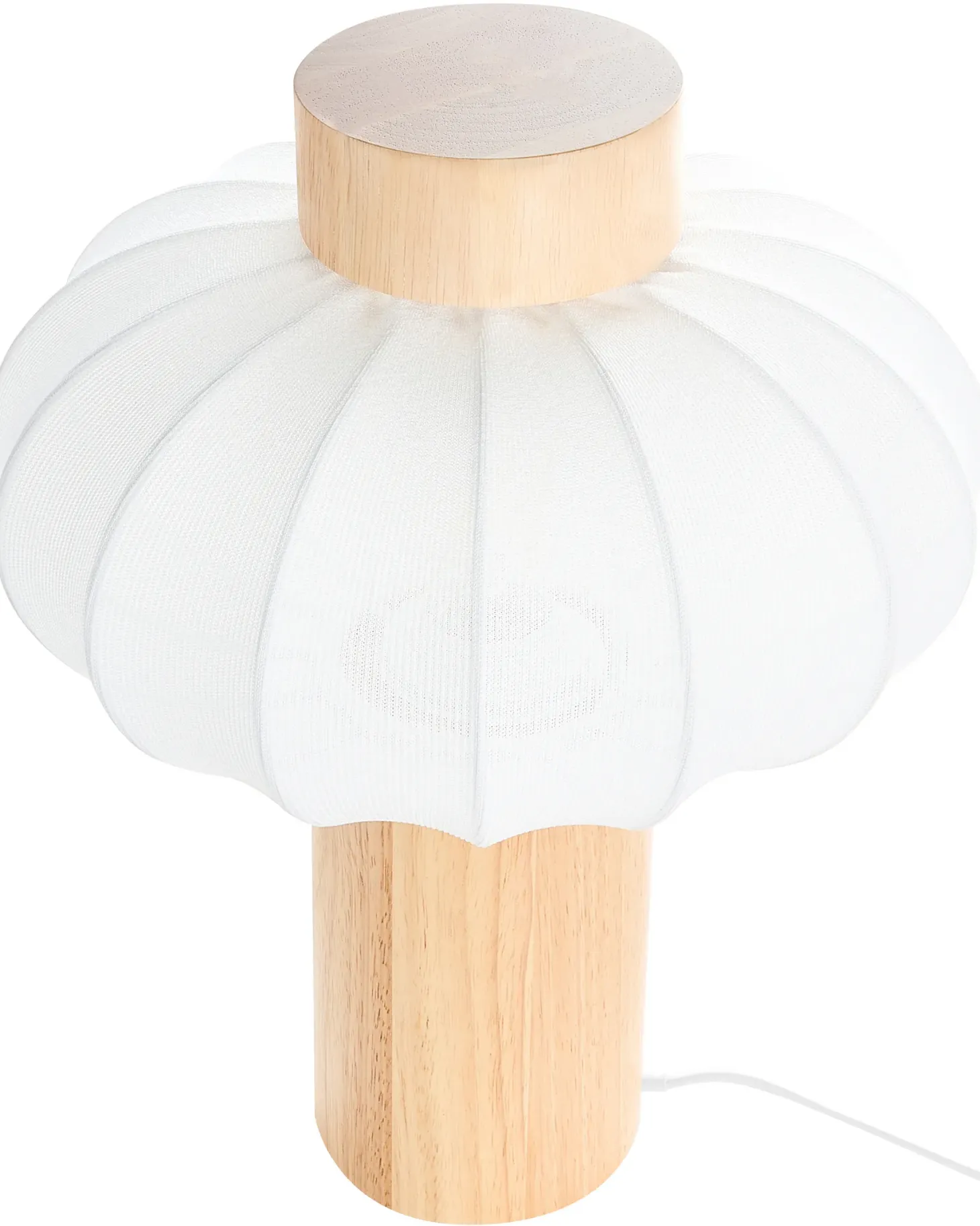 Lampa stołowa ABENS Drewno Jasnobrązowy