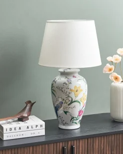 Lampa stołowa ACROSSO Porcelana Biały
