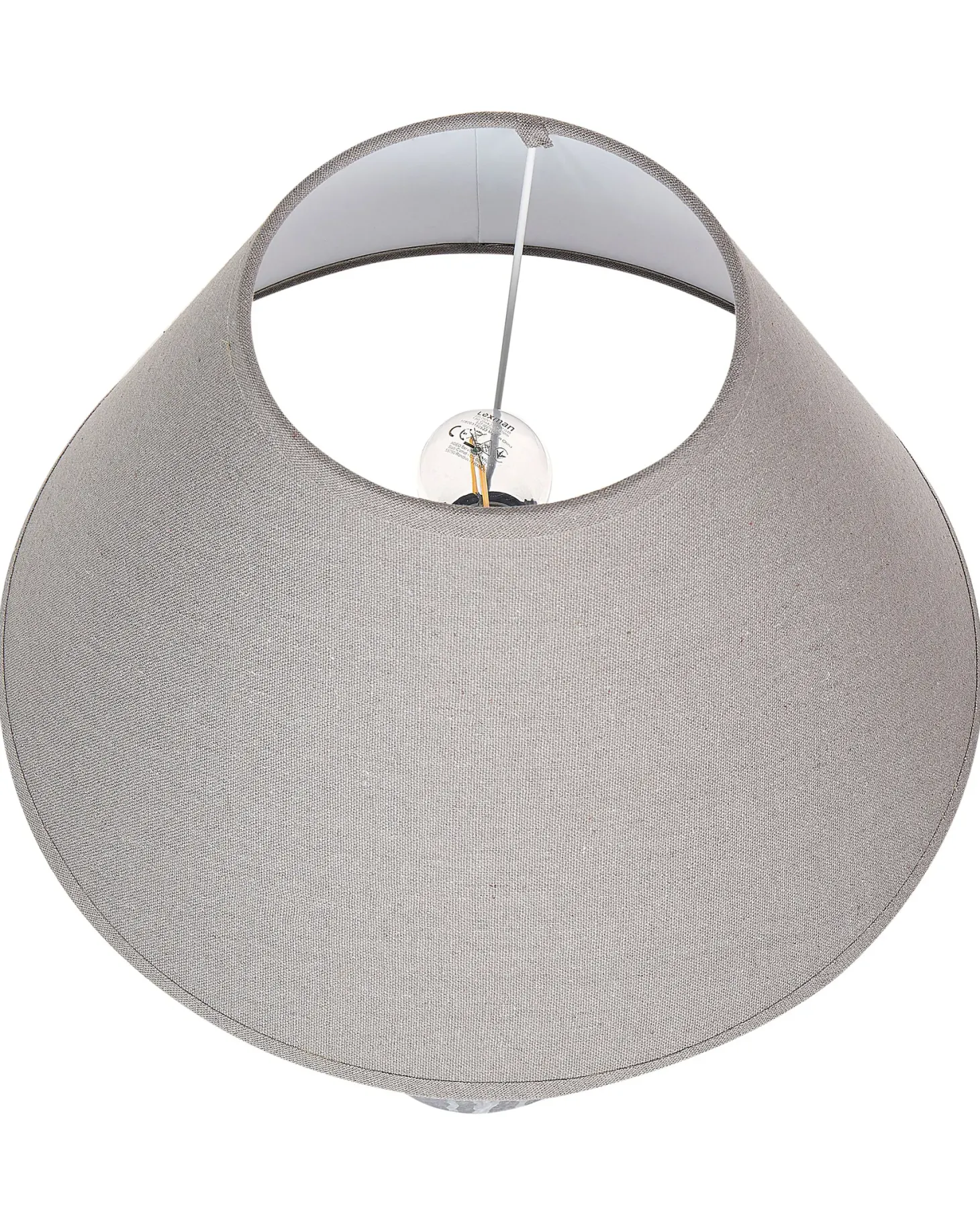 Lampa stołowa AGEFET Ceramika Szary