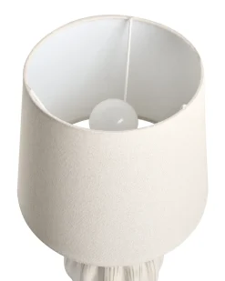 Lampa stołowa AGUAN Ceramika Jasnobeżowy