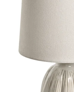 Lampa stołowa AGUAN Ceramika Jasnobeżowy