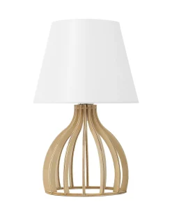 Lampa stołowa AGUEDA Brązowy/ biały