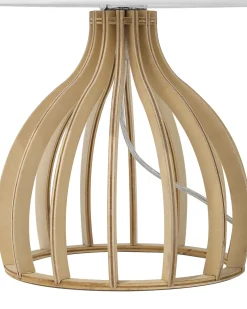 Lampa stołowa AGUEDA Brązowy/ biały