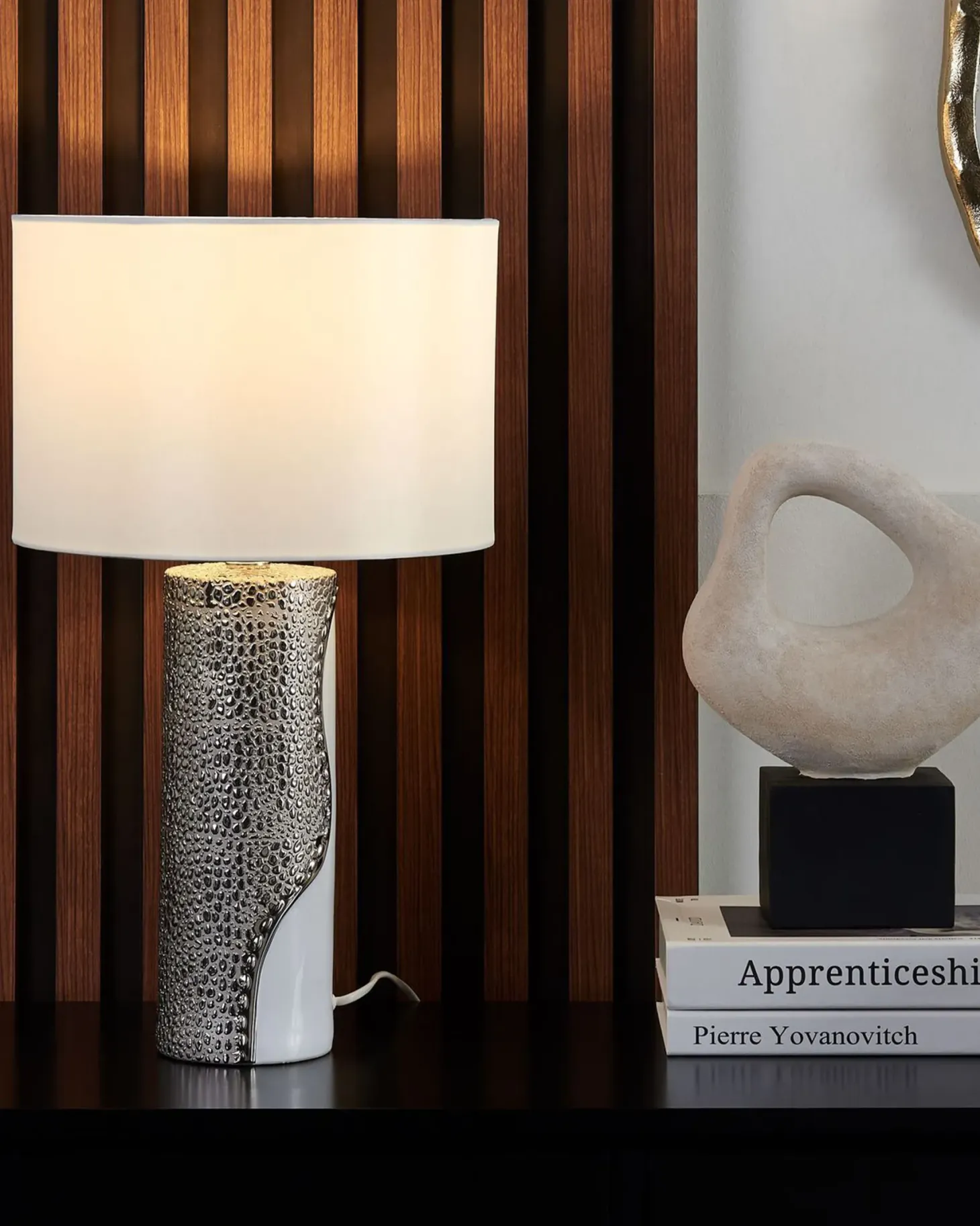 Lampa stołowa AIKEN Porcelana Biały