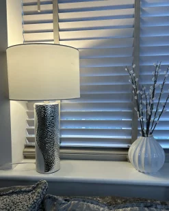 Lampa stołowa AIKEN Porcelana Biały
