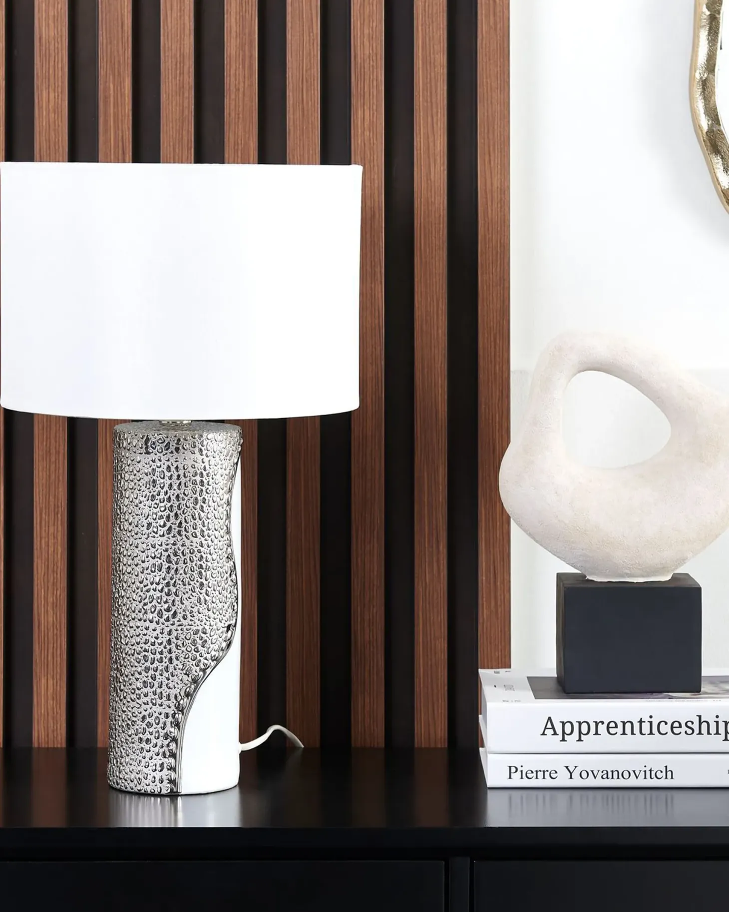 Lampa stołowa AIKEN Porcelana Biały