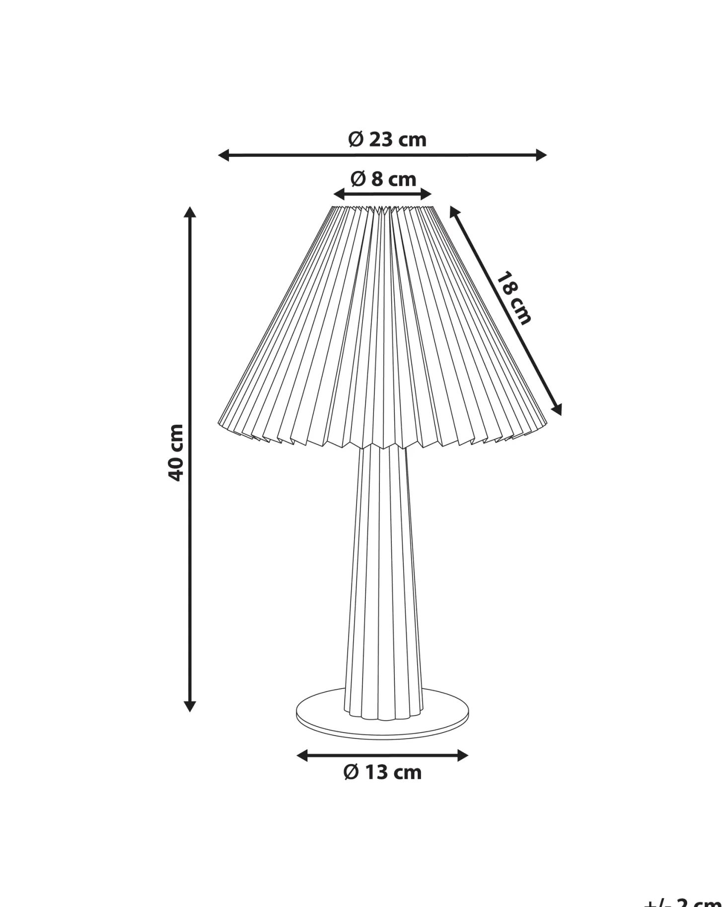 Lampa stołowa ALIGIDE Drewno Naturalny