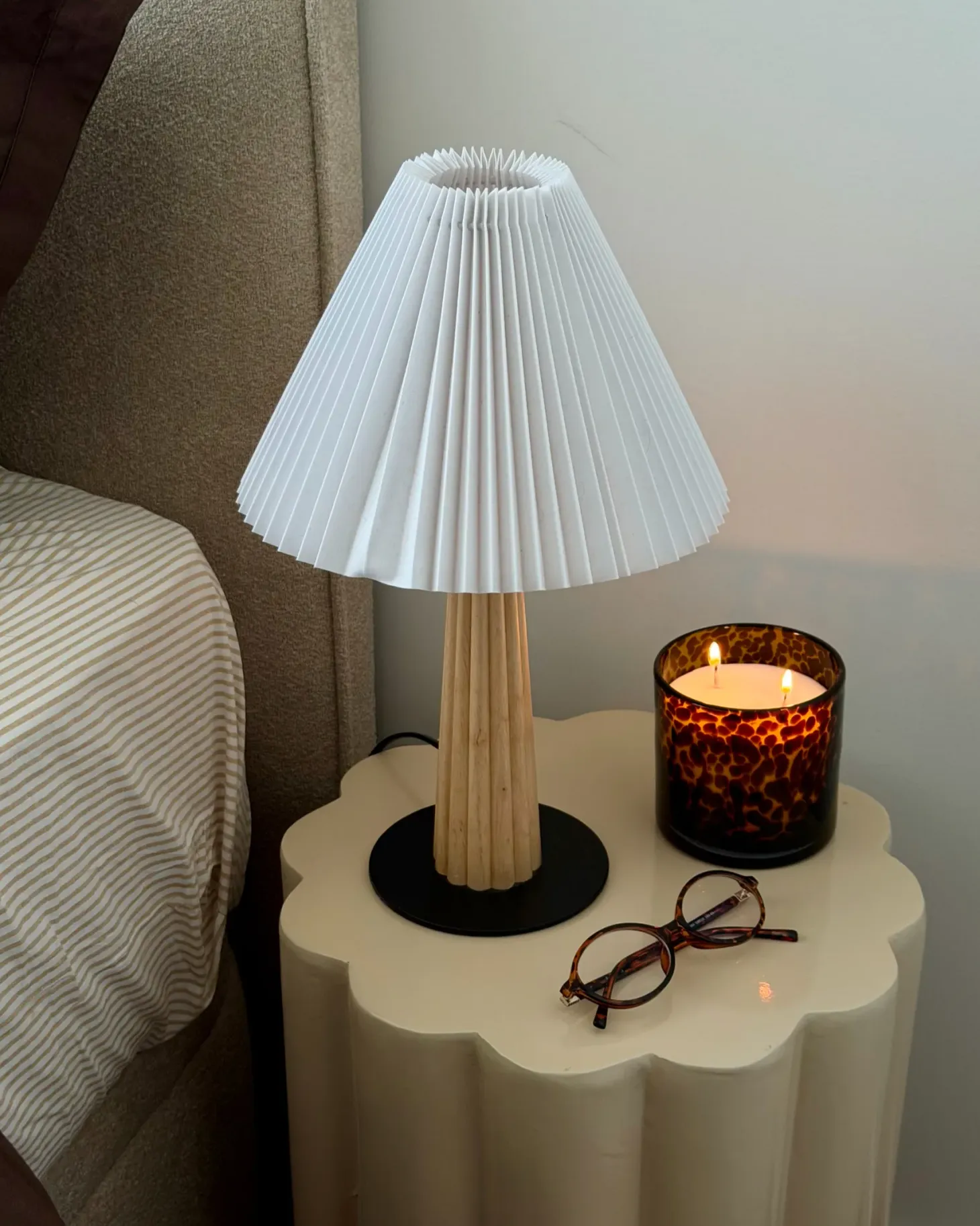 Lampa stołowa ALIGIDE Drewno Naturalny