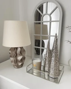 Lampa stołowa ALLIKA Ceramika Złoty