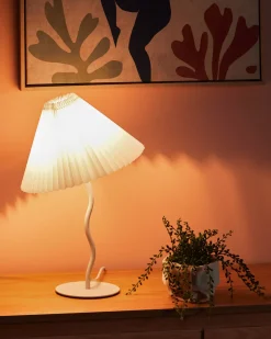 Lampa stołowa ALWERO Metal Biały