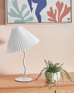 Lampa stołowa ALWERO Metal Biały