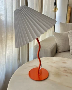 Lampa stołowa ALWERO Metal Pomarańczowy