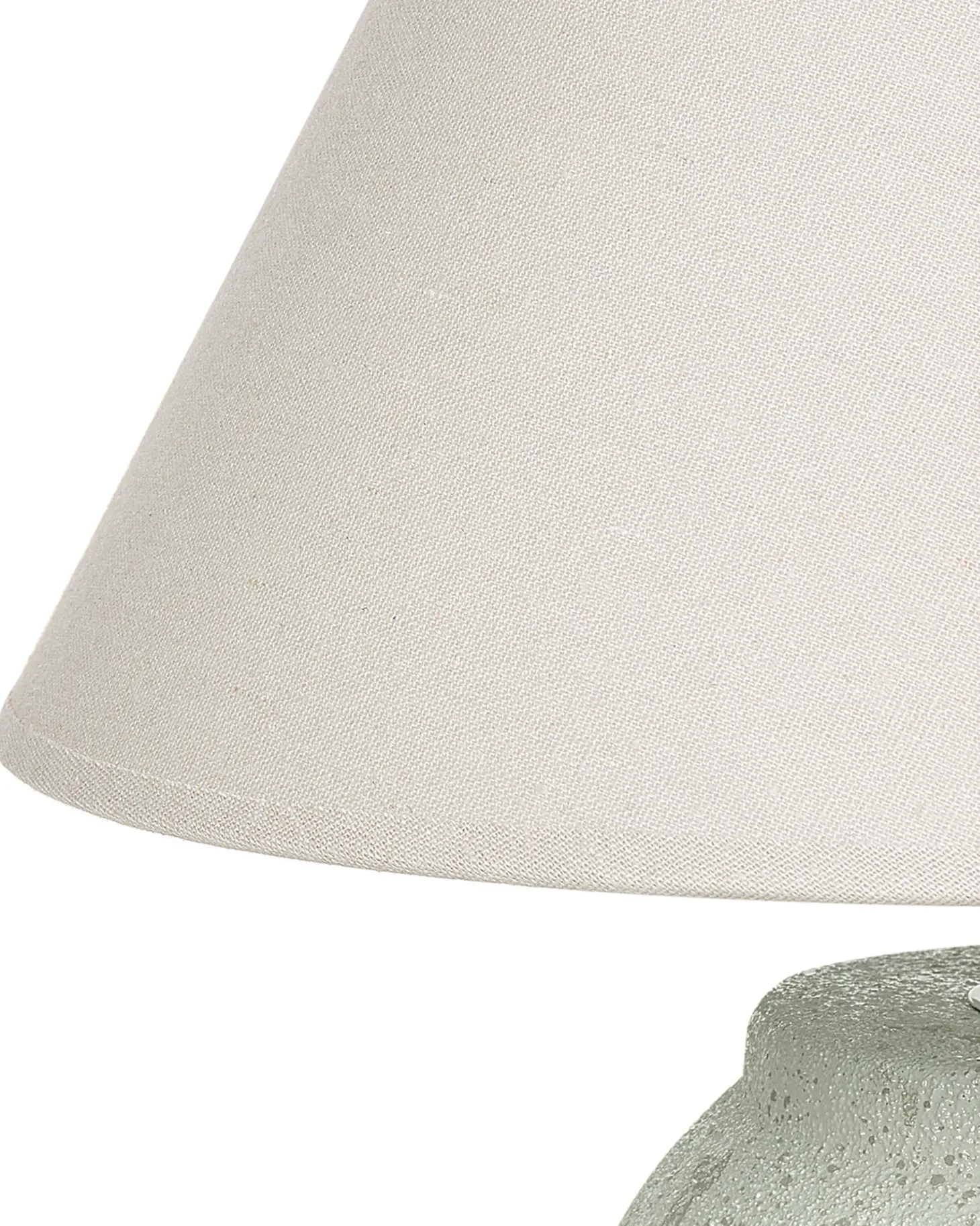 Lampa stołowa AMBLO Ceramika Złamana biel