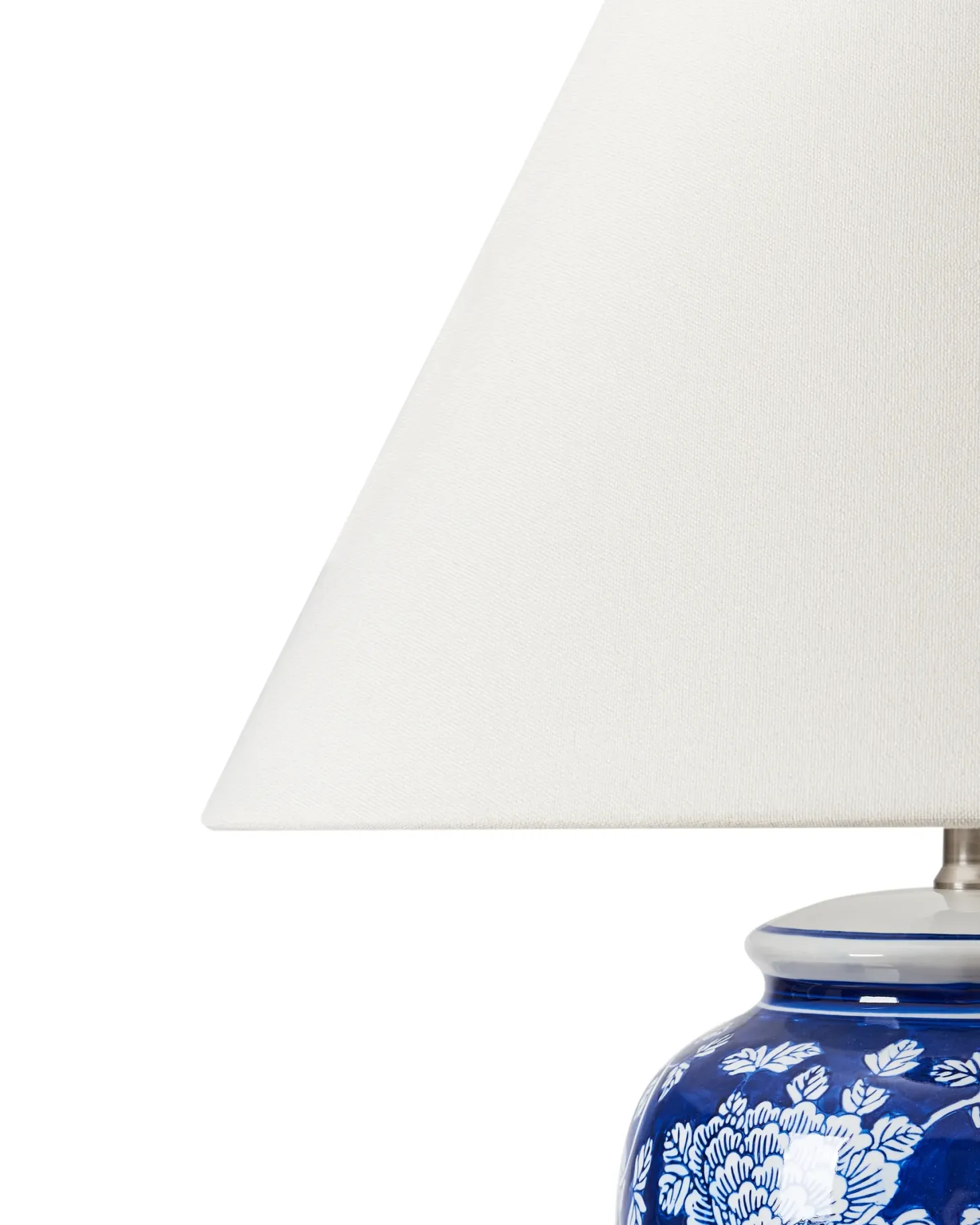 Lampa stołowa ANGELES Porcelana Niebieski