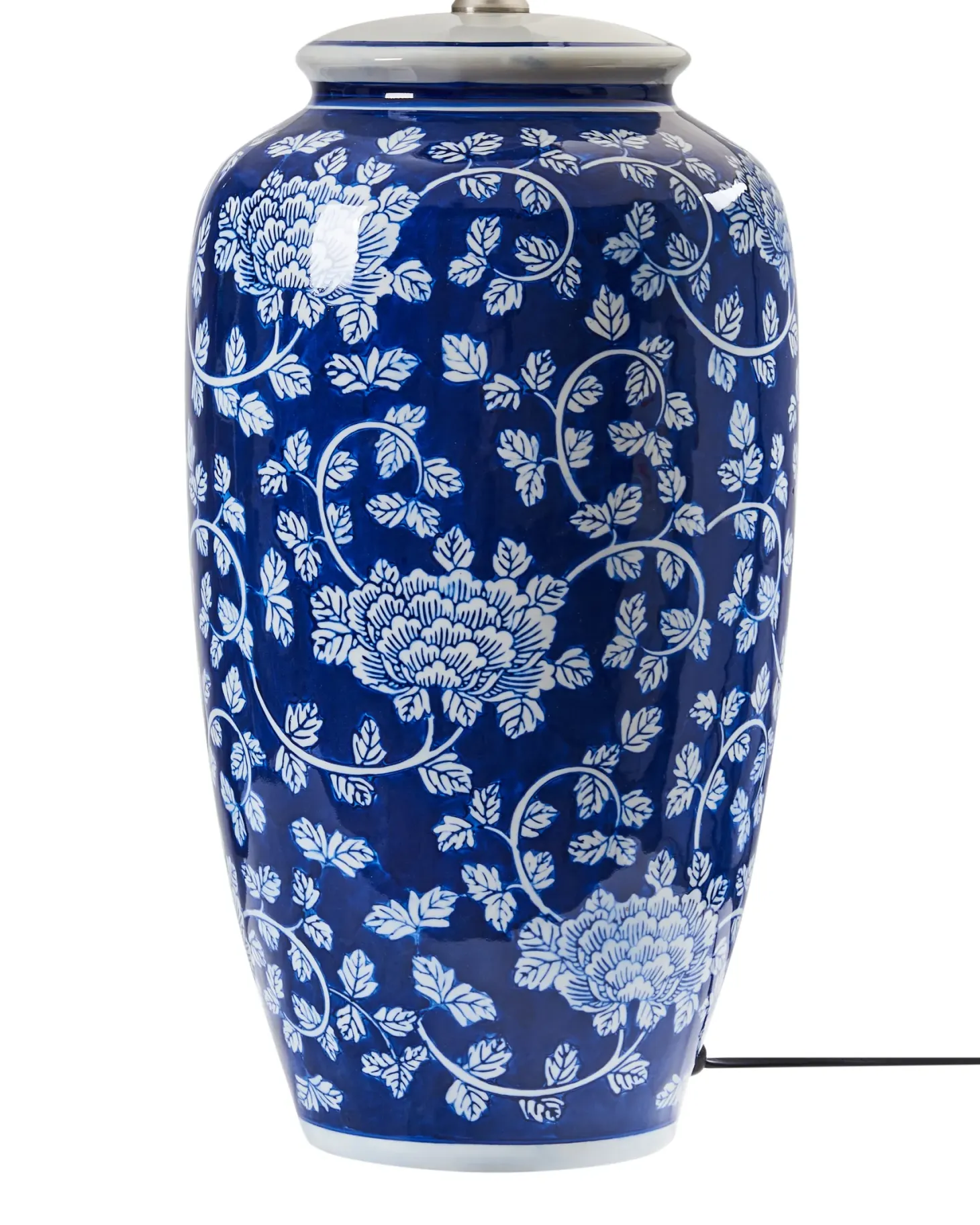 Lampa stołowa ANGELES Porcelana Niebieski