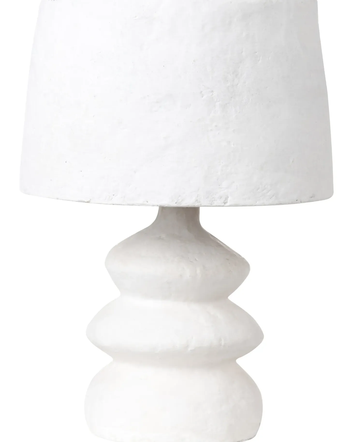 Lampa stołowa ARAPEY Papier-mâché Biały