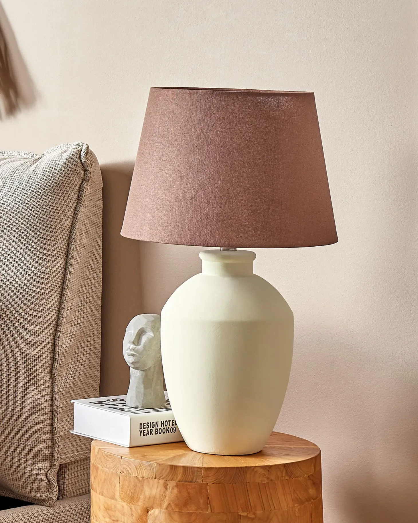 Lampa stołowa ARCOS Ceramika Biały