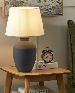 Lampa stołowa ARCOS Ceramika Szary