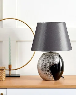 Lampa stołowa ARGUN Ceramika Szary