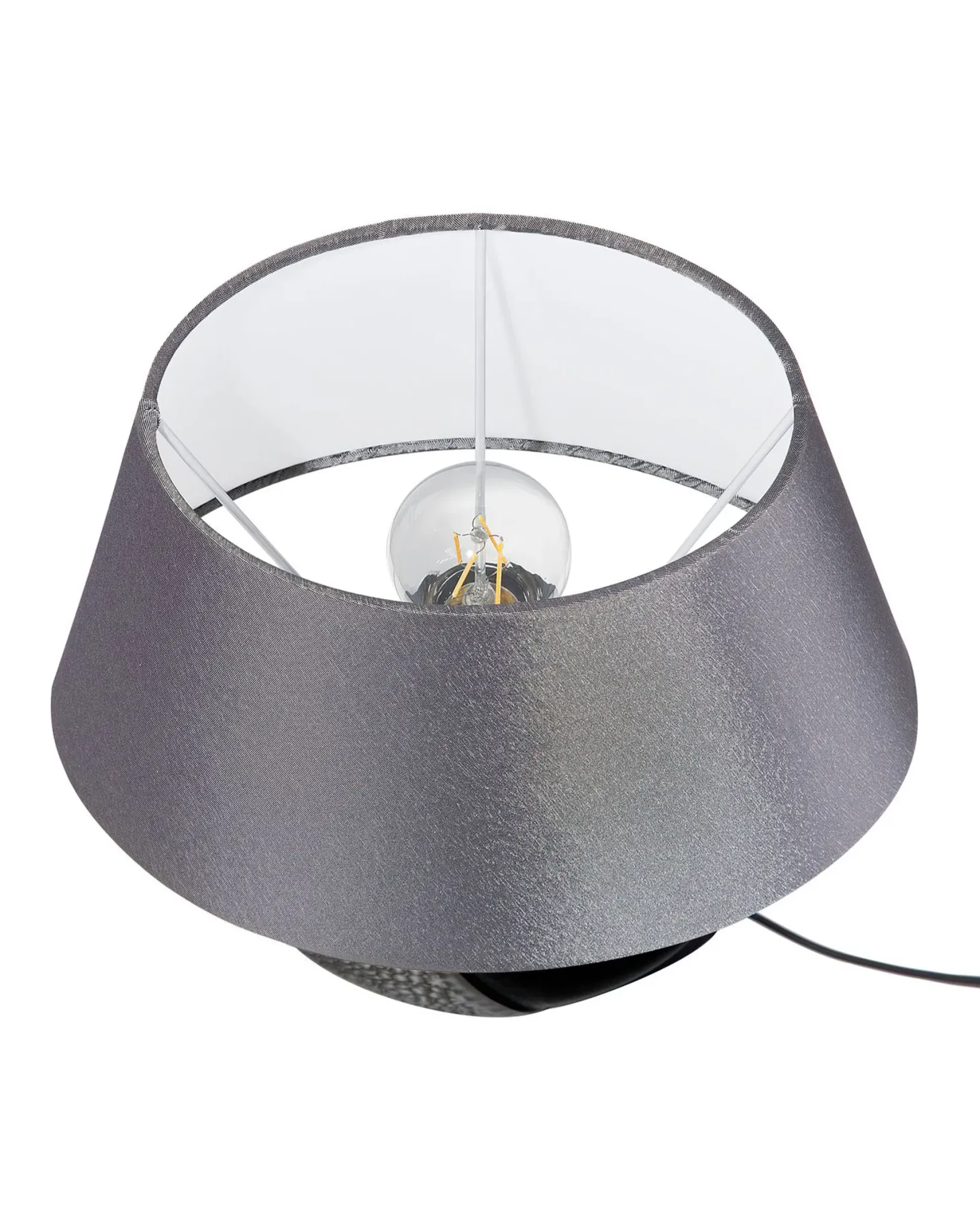 Lampa stołowa ARGUN Ceramika Szary
