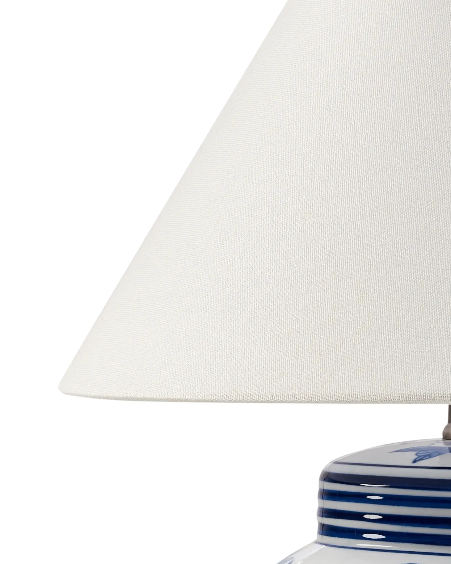 Lampa stołowa ARUNCA Porcelana Biały/ niebieski