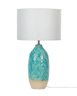 Lampa stołowa ATABA Ceramika Turkusowy